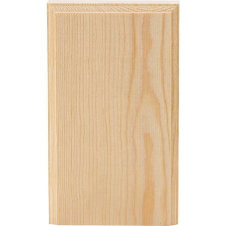 House Of Fara 7/8'' W.x3-1/2'' H.x6'' L. Pine Plinth Block P356P