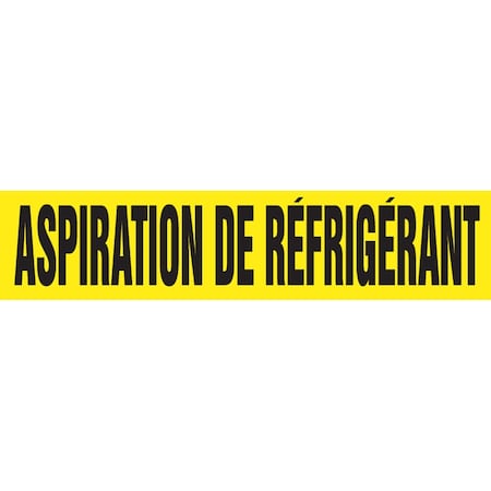 Accuform FRENCH PIPE MARKER ASPIRATION DE CRPK605STC