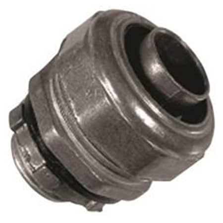 Topaz Electric Conduit Fitting Connector, 3/4 in, Liquid-Tight, die cast zinc 472