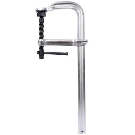 Edendirect Heavy-Duty F-Clamp w/ Removable Swivel Pad, Deep Throat 5-1/2in, Bar Clamp for Welding, 16inx5 1/2in ED-W465P190094