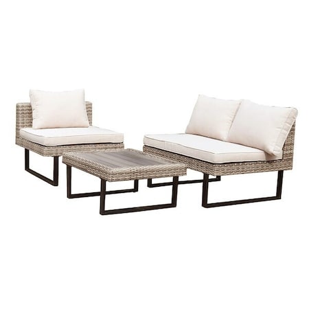 Deko Living Outdoor Corner Patio Sectional & Tables COP30008