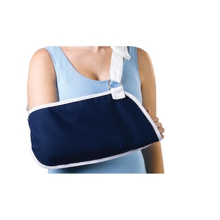 Medline Deep Pocket Arm Sling with Shoulder Pad, Size L ORT11300L