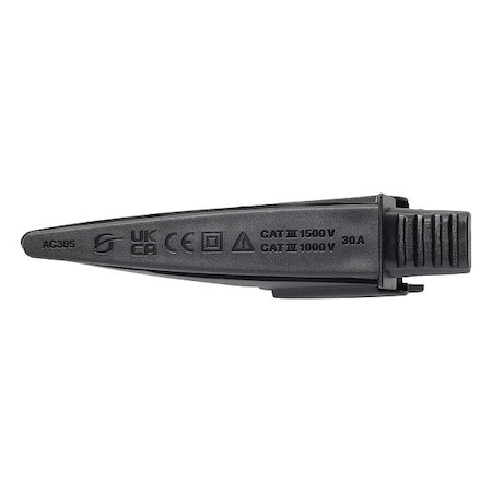 Fluke Alligator Clips, Steel, 2 Clips AC385