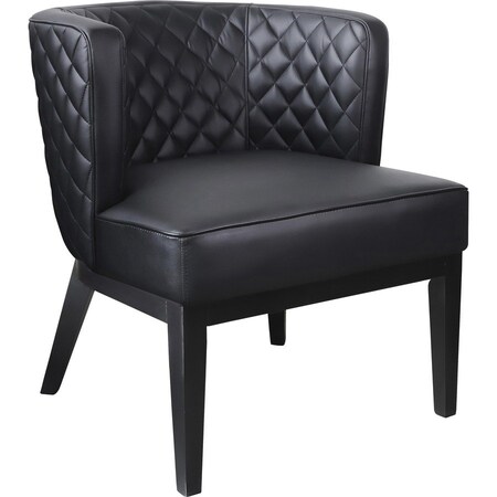 Boss Ava Quilted Guest, Accent or Dining chair, Black B529QBK-BK