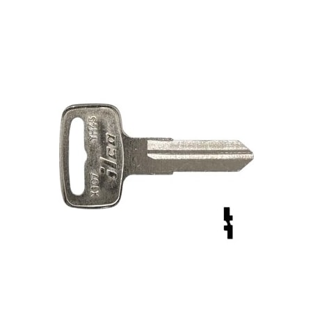 Ilco Unican Yamaha Key Blank YH45, 10PK X107