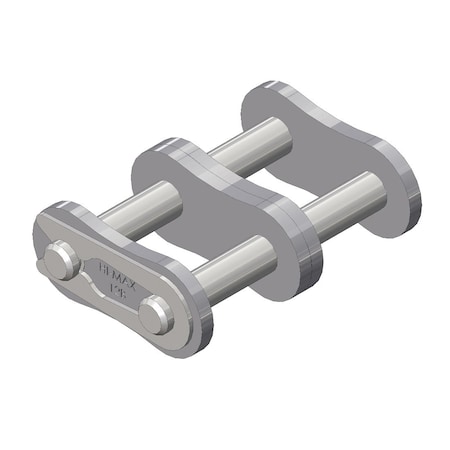 Senqcia Hi-Max British Standard Double Strand Spg Clip Connecting Link, 12B-2 chain, .75P, .225 Pin 12B-2HMCL