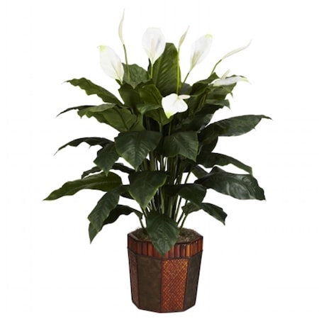 Dare2Decor Spathyfillum with Vase Silk Plant DA410761