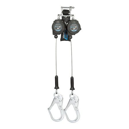 Falltech Self-Retracting Lifeline, Steel, 310lb, 8ft 83208TP3