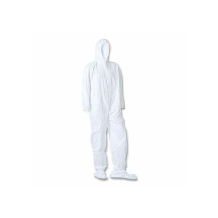 Dupont Tyvek IsoClean Coverall with Attached Hood, White, X-Large, 25PK 251-IC105S-XL