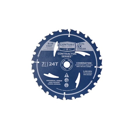 Century Drill & Tool Contractor Combination Saw Blade 10103