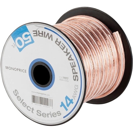 Monoprice Select Series 14AWG Speaker Wire, 50ft 14917