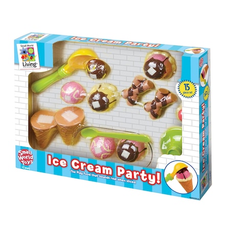 Small World Toys Ice Cream Party! 15-Piece Playset 8622848