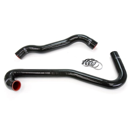Hps Performance High Temp Reinforced Silicone Radiator Coolant Hose Kit, Black,  57-1453-BLK