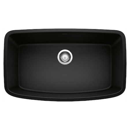 Blanco Valea Super Single Bowl, Coal Black 442942
