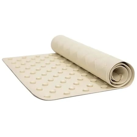 Hospitality 1 Source H1S Rubber Bath Mat, Medium Ecru 16x28 1628BM-EC