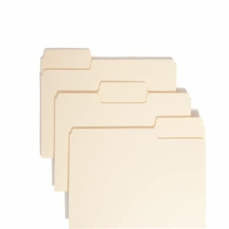 Smead SuperTab File Folder, 1/3-Cut Tab, Letter Size, Manila, PK48 11920