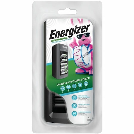Energizer Universal Battery Charger for C D 9V AA and AAA NiMH Batteries CHFC