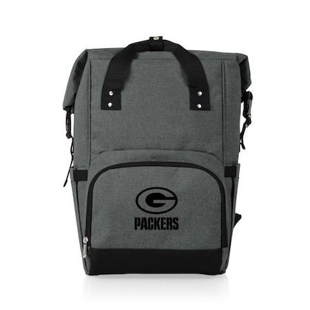 Picnic Time Family Of Brands NFL Green Bay Packers - On The Go Roll-Top Backpack Cooler 616-00-105-124-2