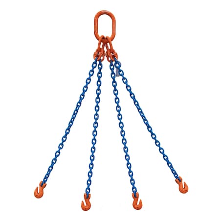 Starke Chain Sling, 5/16in, G100, Grab Hook, 2 ft SCSG100516-4LG-2