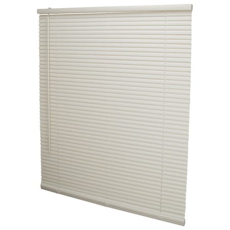 Simple Spaces Blind, 64 in L, 35 in W, Vinyl, Alabaster PVCMB-10AA