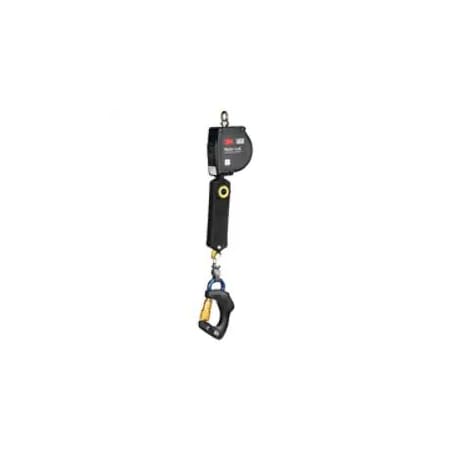 3M DBI-SALA Nano-Lok Self-Retracting Lifeline, Carabiner, Aluminum, 1 Leg(s), 310 lb Weight Capacity 2000045
