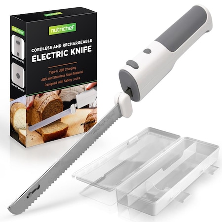 Nutrichef Cordless Electric Knife NUELREKN3