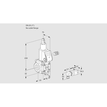 Honeywell Kromschroder VAS125/-R/LW KS88028555