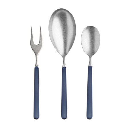 Mepra Fantasia Pewter Serving Set - 3 Pieces - Cobalt 10C622003P