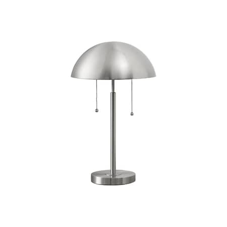 Monarch Specialties Lighting, 20"h, Table Lamp, Silver Metal, Contemporary, Modern I 9954