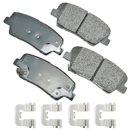 Akebono Proact Disk Pad, Act1284B ACT1284B