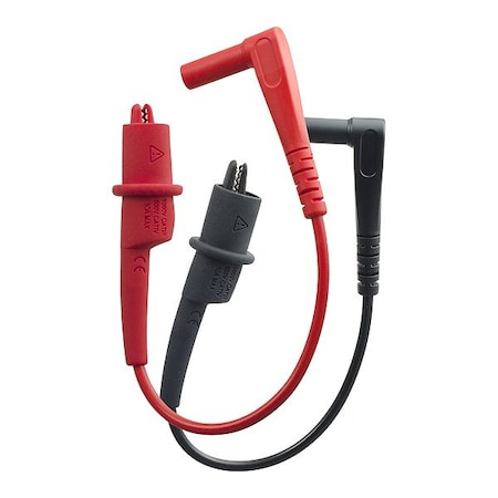 Fieldpiece TestLeads, Black/Red, 600V, Vinyl, 9in ASA2