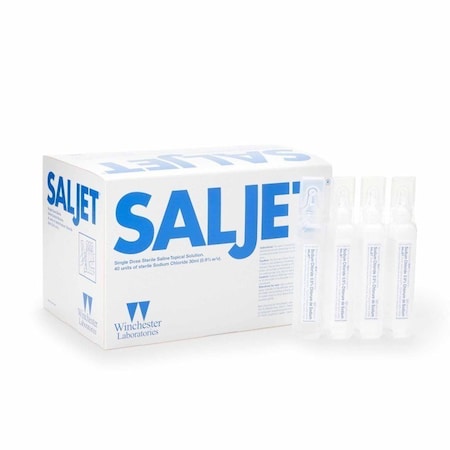 Saljet Irrigation Solution 0.9% Sodium Chloride Not for Injection Unit Dose Vial 30mL, 240PK 64938-009-01