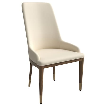 Leisuremod Viva Collection Modern Wooden Dining Chair in Light Taupe VC24LTP