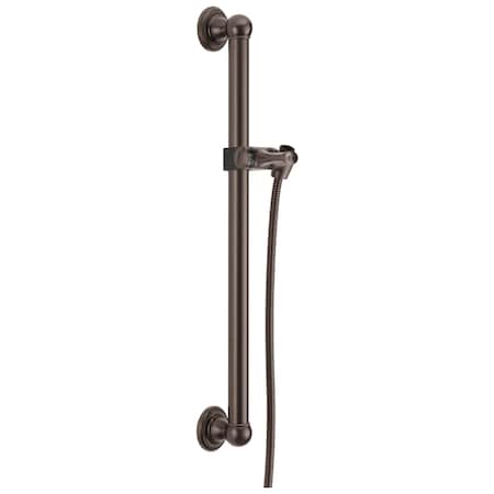 Delta Universal Showering Components Adjustable Slide Bar / Grab Bar Assembly In Venetian Bronze 56302-RB