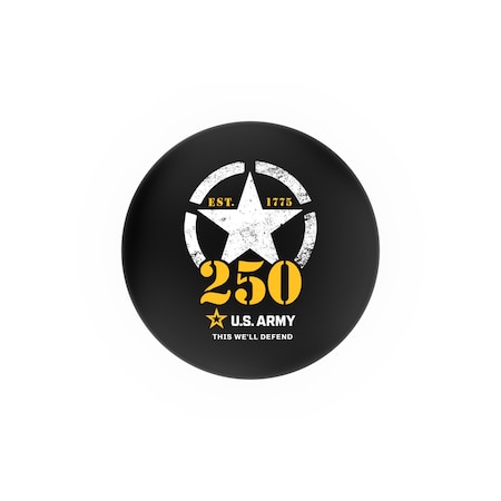 Holland Bar Stool Co United States Army - 250 Years 25in Swivel Counter Stool with Black Wrinkle Finish L8B2B