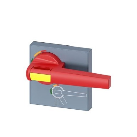 Siemens handle f. door-coupling rot. op. mech. emergency-off accessory for circuit 8UD1861-0AB15