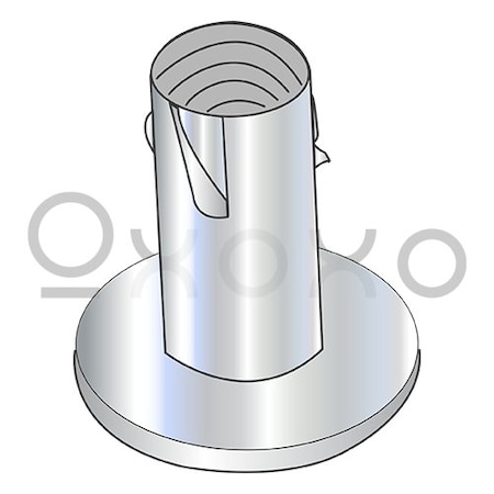 Oxoxo 8-32X1/4 Propell Nut Standard Zinc, 1000PK 638233