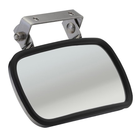 Grote Lighting Rectangular Over-The-Door Convex Mirror, 26 sq.in, Stainless Steel, Glass Lens 28763