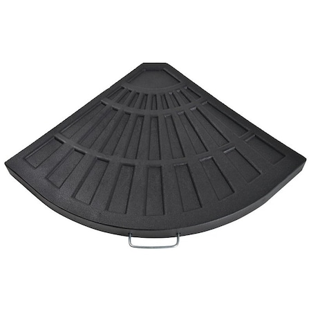 Seasonal Trends Seasonal Trends 59941 Offset Umbrella Base, 25.7 in L, 1.57 in H, Resin/Steel/Plastic, Black 59941