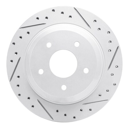 Dynamic Friction Co DFC Geoperformance Rotor - Drilled and Slotted 830-47022R