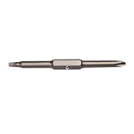 Klein Tools Replacement Bit No 2 Square & No 2 Phillips, PK2 32410