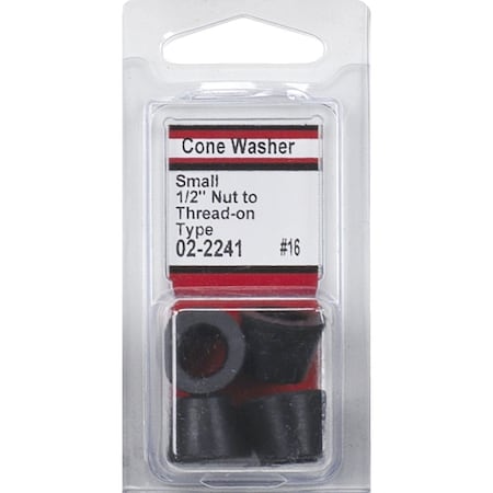 Westlake Pipe & Fittings No. 16 Cone Faucet Washer, 4 Ct. 2/1/2241