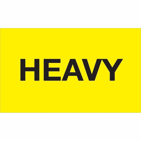 Tape Logic Tape Logic Labels, " Heavy", 3" x 5", Fluorescent Yellow, 500/Roll DL3391
