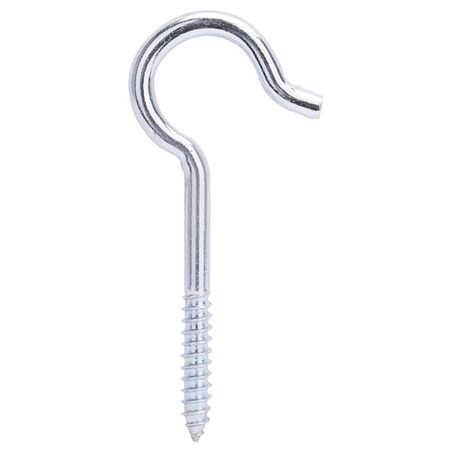 Prosource Ceiling Hook, 100 lb Working Load, Steel, Silver, Zinc LR311