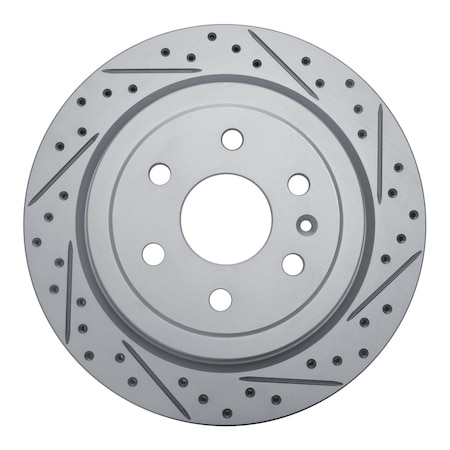 Dynamic Friction Co DFC Geoperformance Rotor - Drilled and Slotted 830-46045R