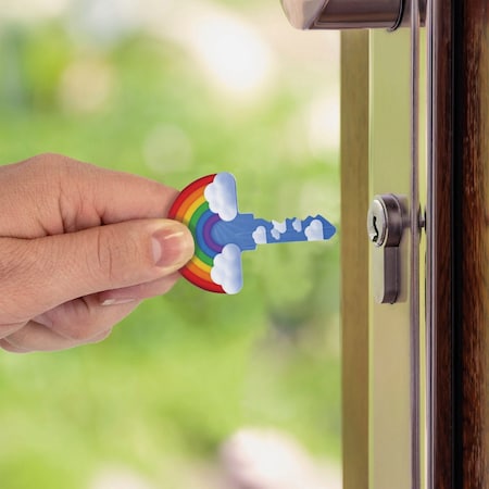 Lucky Line Rainbow Key Shapes Decorative House Key - KW1 B148K
