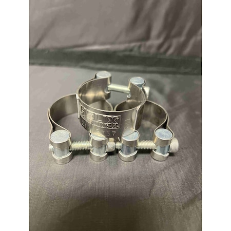 Helix Racing Products Stainless Steel Muffler Clamp, 1.56 - 1.70 212-2757