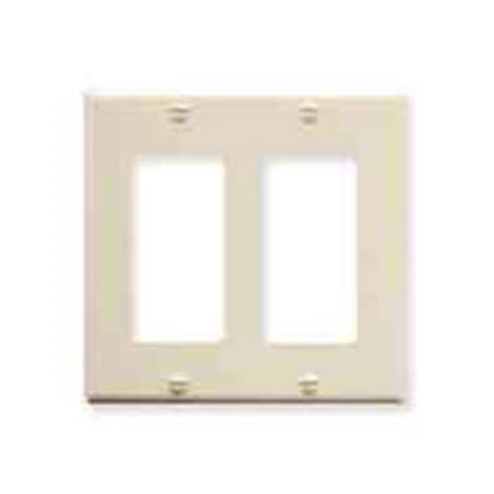 Maxpower Ic107Dfdwh Faceplate Decorex 2-Gang White MA568705