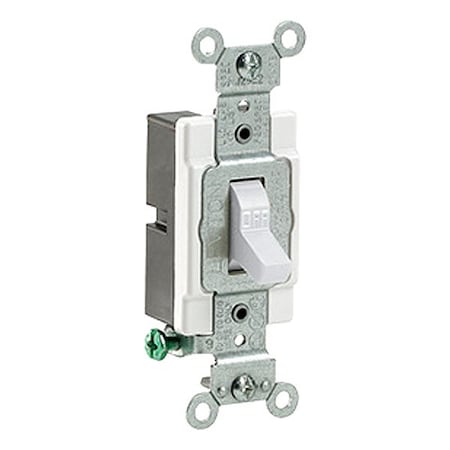 Leviton Toggle Single-Pole, 15 Amp CS115-2W