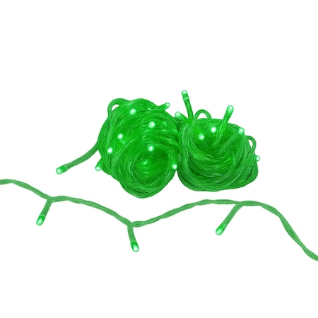 Elegani 100 LED String Lights with Flexible Clear Wire - Indoor/Outdoor, 33ft, Waterproof, Energy Efficient PH-100-LD-GRN